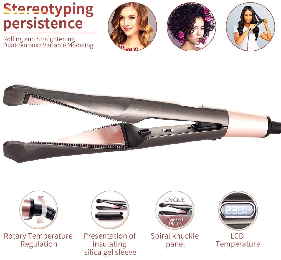 Curl &amp; Straight Hair Iron 